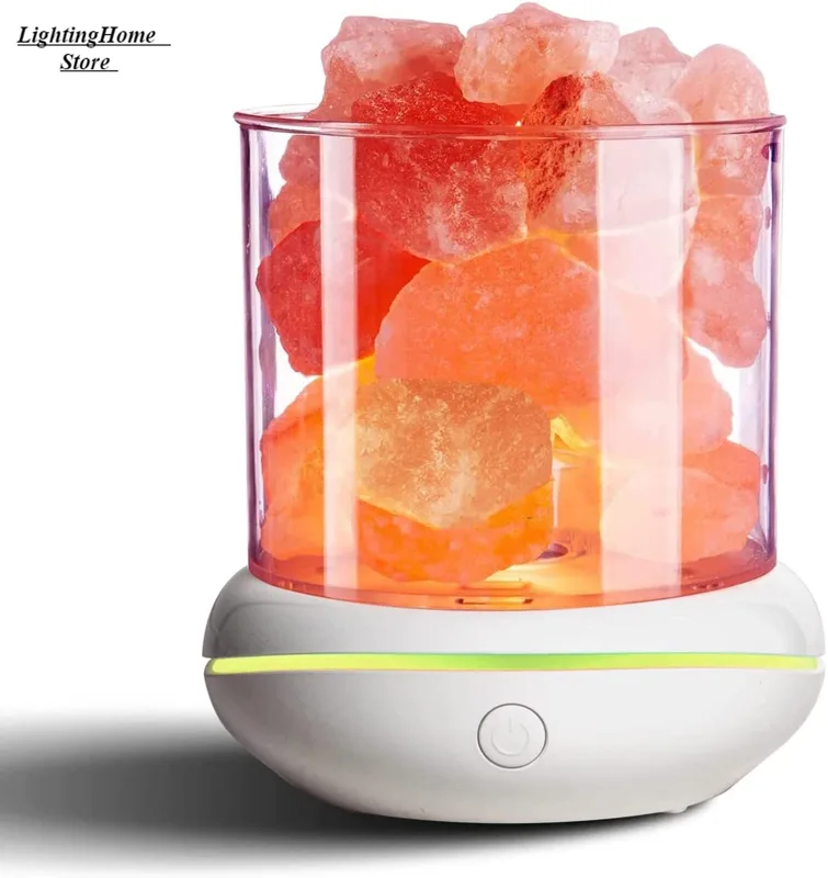 Himalayan Salt Lamp - مصباح عطري من ملح الهيمالايا الطبيعي،