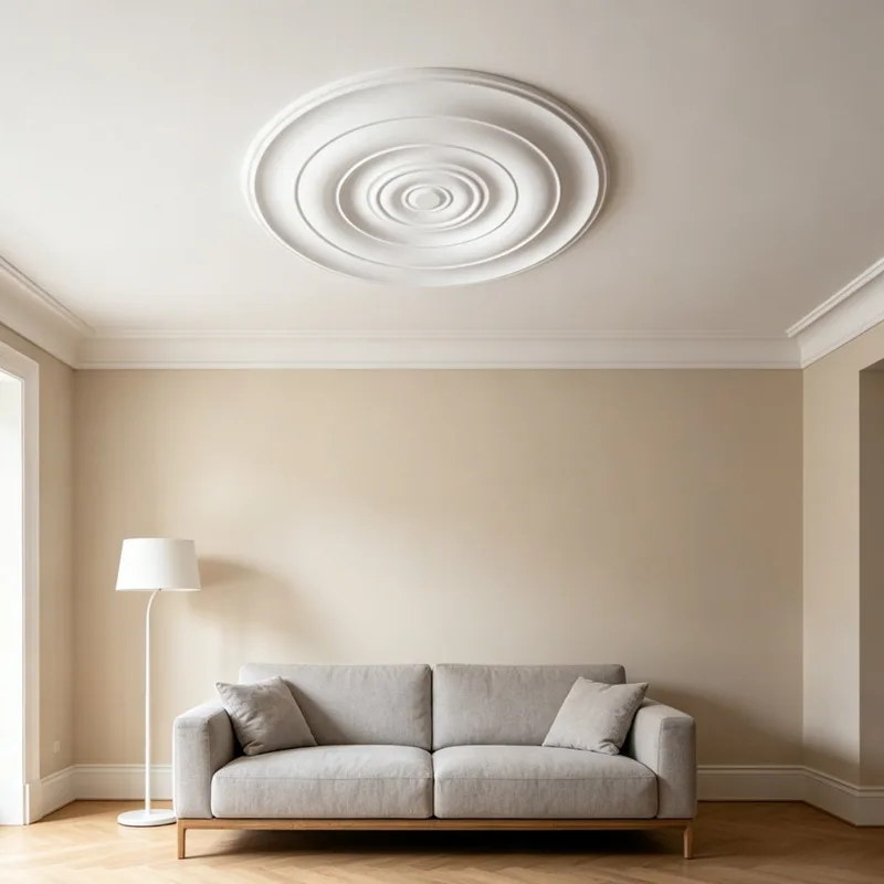 Decor Lighting & Decor Fires Photos - زخرفة سقف دائرية بتصميم أوروبي من