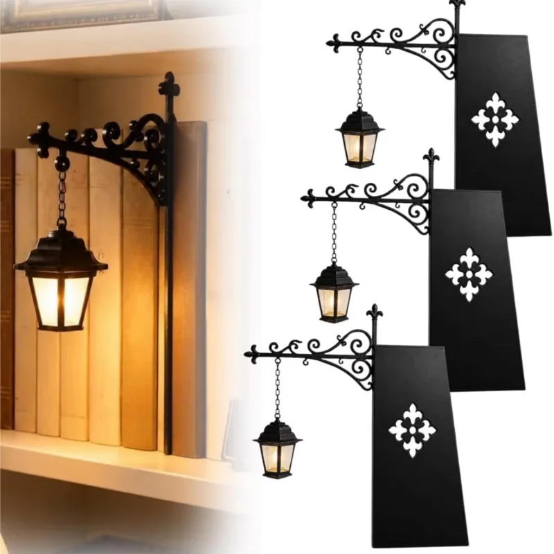 Decor Lighting & Decor Fires Photos - فانوس مكتبة للزينة، إضاءة رفوف الكتب،