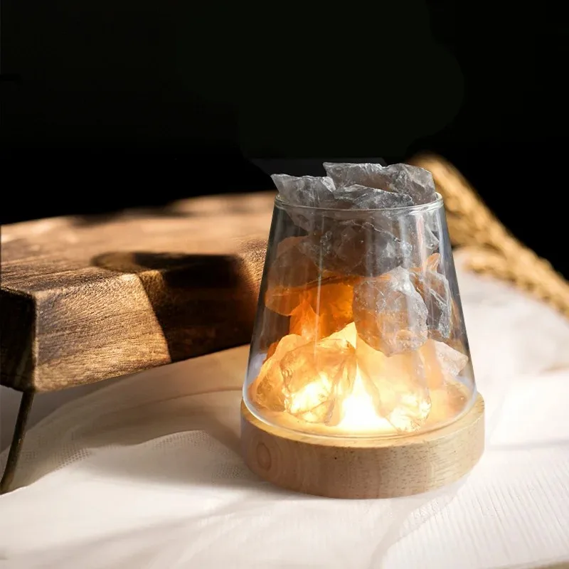 Himalayan Salt Lamp - D2 الجدة الطبيعية الهيمالايا الملح الجدول