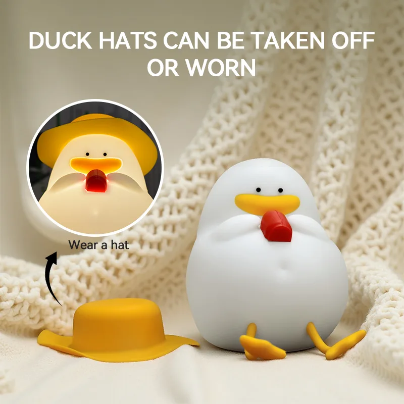 Decor Lighting & Decor Fires Photos - ضوء ليلي Happy Duck، مصباح بجانب
