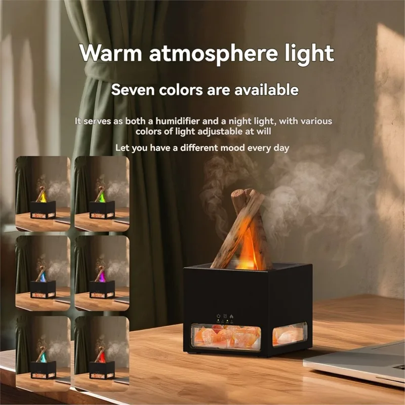Himalayan Salt Lamp - مصباح ملح الهيمالايا وناشر الزيوت العطرية