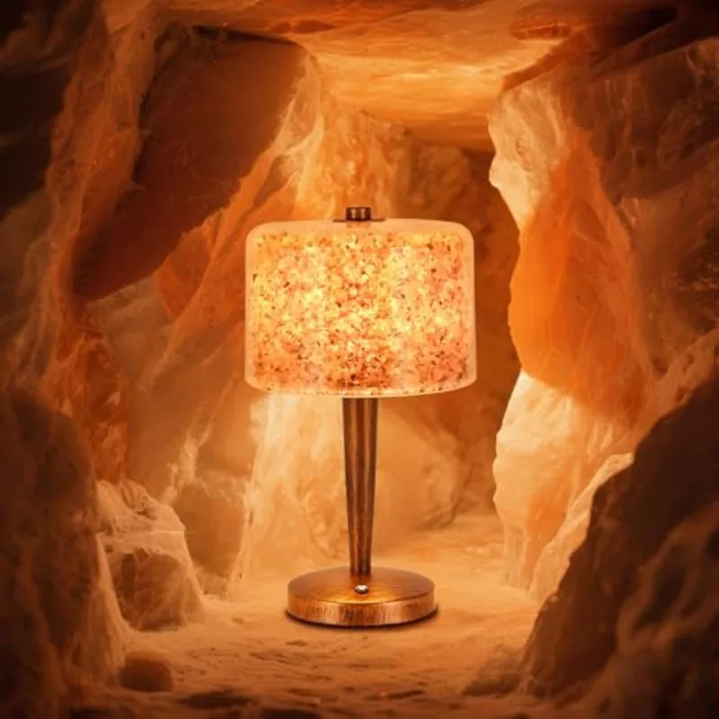 مصباح ملح الهيمالايا مع تحكم ب - مراجعة Himalayan Salt Lamp وسعره