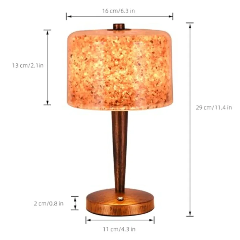 مصباح ملح الهيمالايا مع تحكم ب - مراجعة Himalayan Salt Lamp وسعره