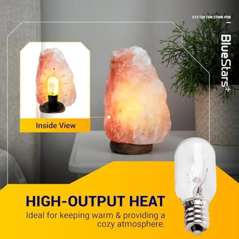 مصباح ملح الهيمالايا E12 T20 ب - مراجعة Himalayan Salt Lamp وسعره
