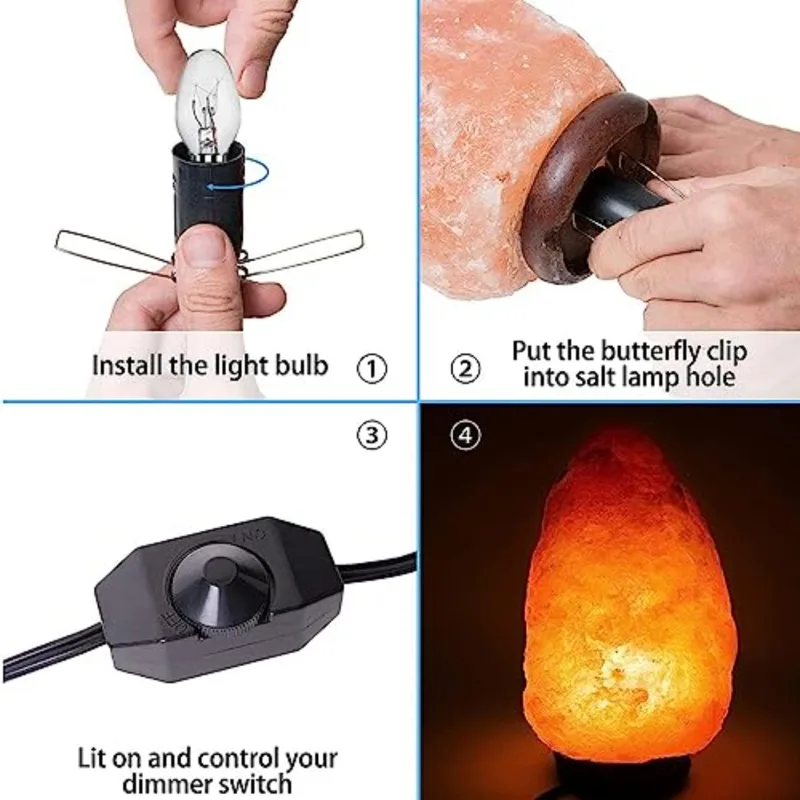 سلك بديل لمصباح ملح الهيمالايا - مراجعة Himalayan Salt Lamp وسعره