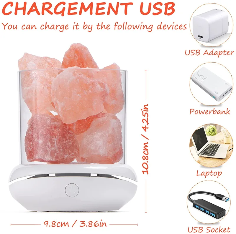 مصباح عطري من ملح الهيمالايا ا - مراجعة Himalayan Salt Lamp وسعره