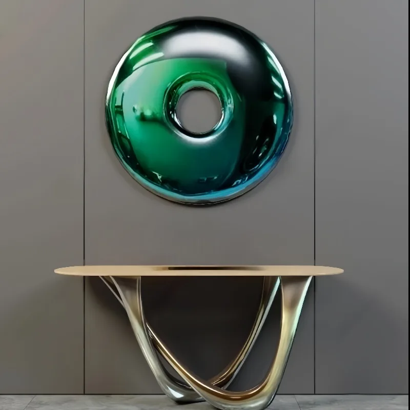 ديكور جداري دائري من الفولاذ ا - مراجعة Lighting Metal Wall Decor وسعره