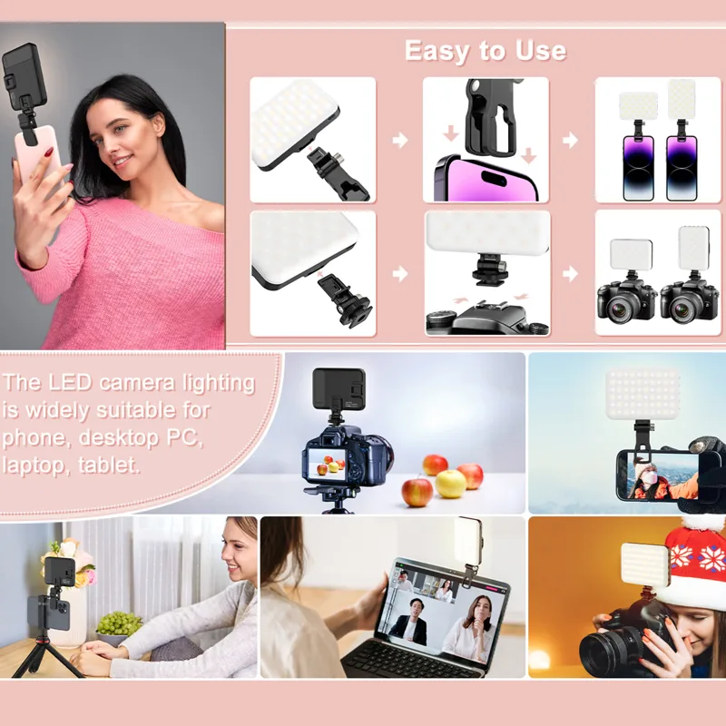 ضوء سيلفي LED 60 مشبك عالي الط - مراجعة Lighting Gallery وسعره