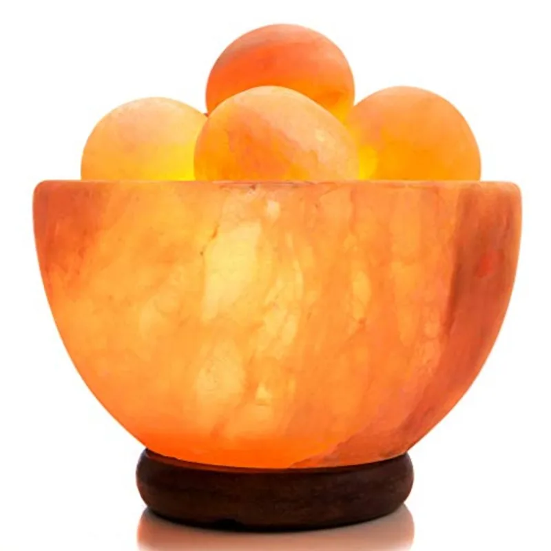 مصباح ملح الهيمالايا مع 6 كرات - مراجعة Himalayan Salt Lamp وسعره