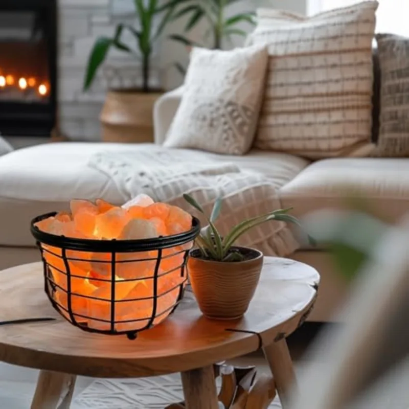 مصباح معدني من ملح الهيمالايا  - مراجعة Himalayan Salt Lamp وسعره