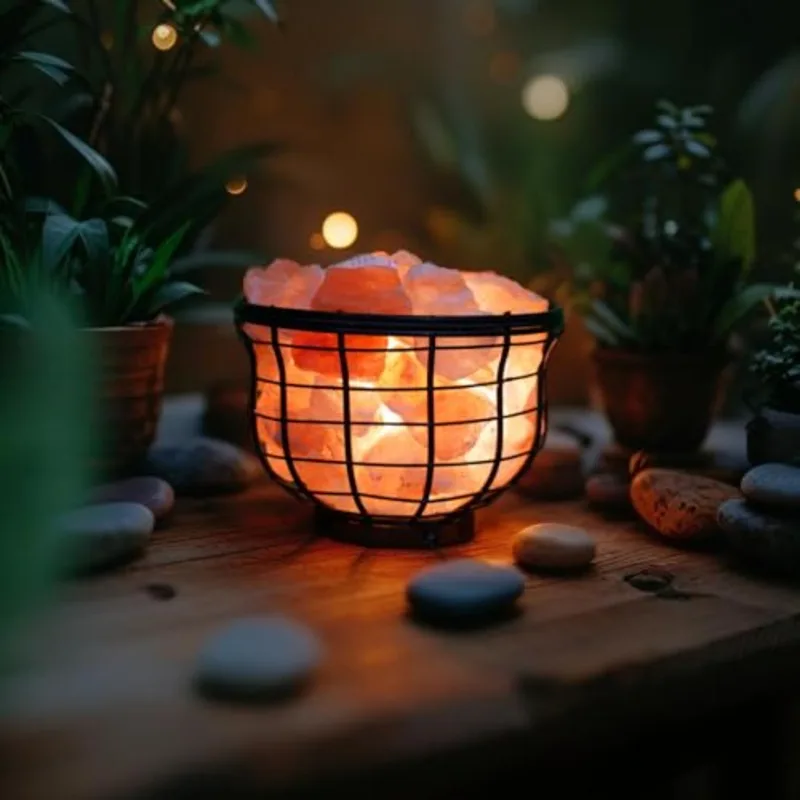 مصباح معدني من ملح الهيمالايا  - مراجعة Himalayan Salt Lamp وسعره