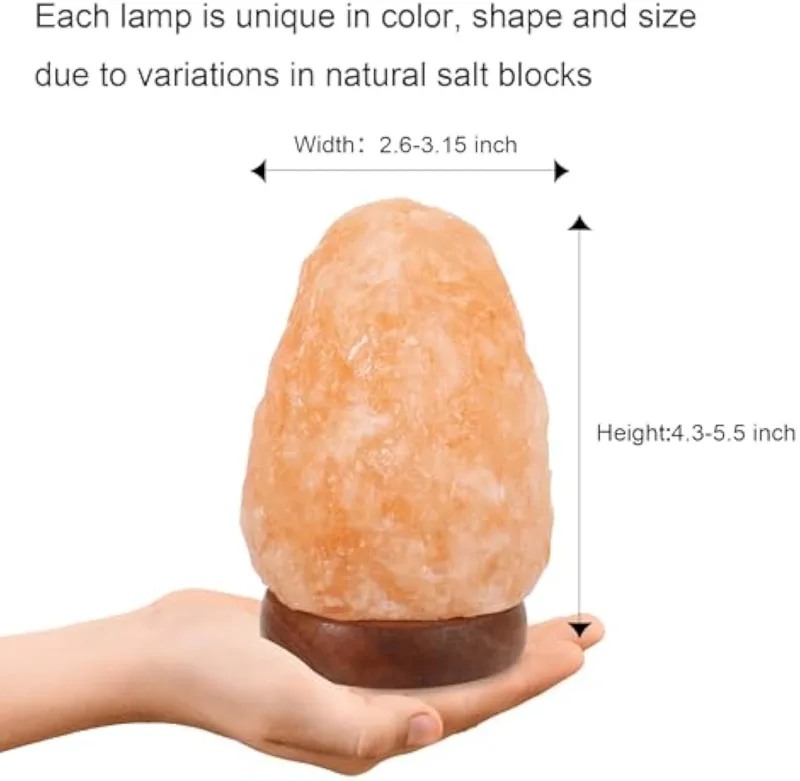 مصباح ملح الهيمالايا العضوي بـ - مراجعة Himalayan Salt Lamp وسعره