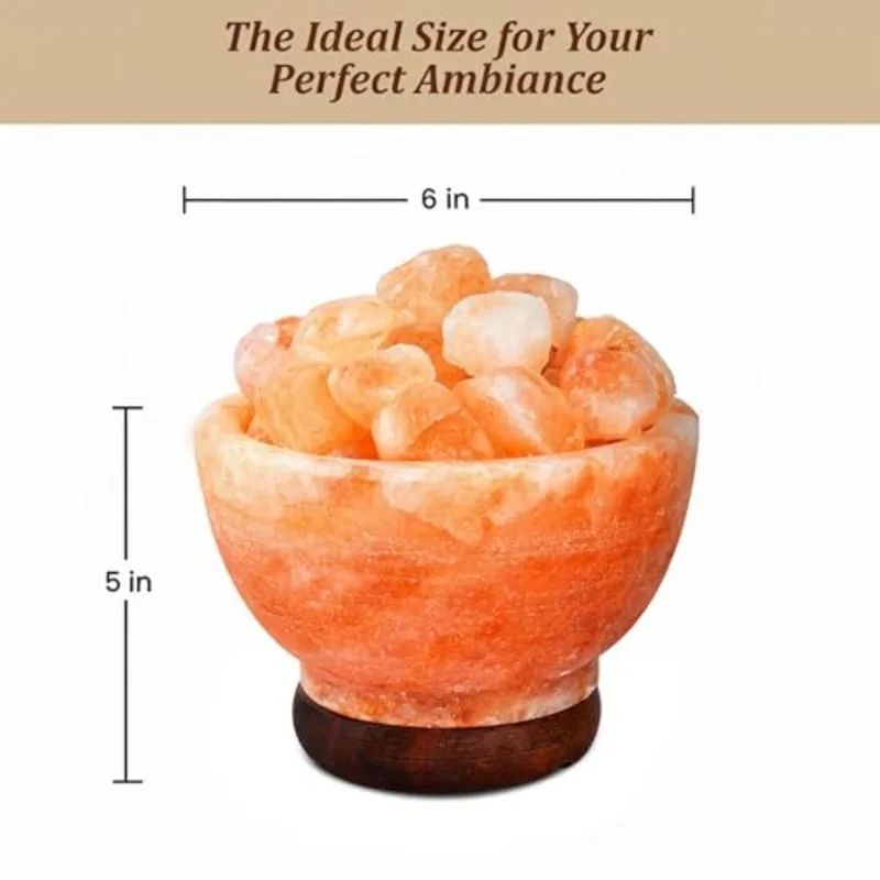 وعاء مصباح ملح الهيمالايا الور - مراجعة Himalayan Salt Lamp وسعره