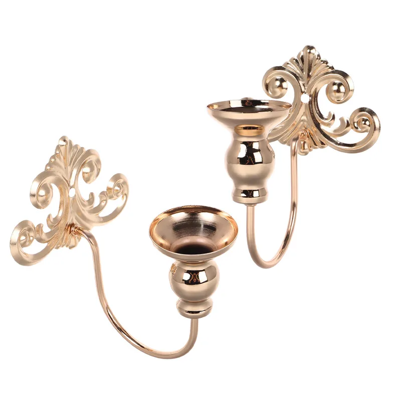 قطعتان من حاملات الشموع المعدن - مراجعة Lighting Metal Wall Decor وسعره