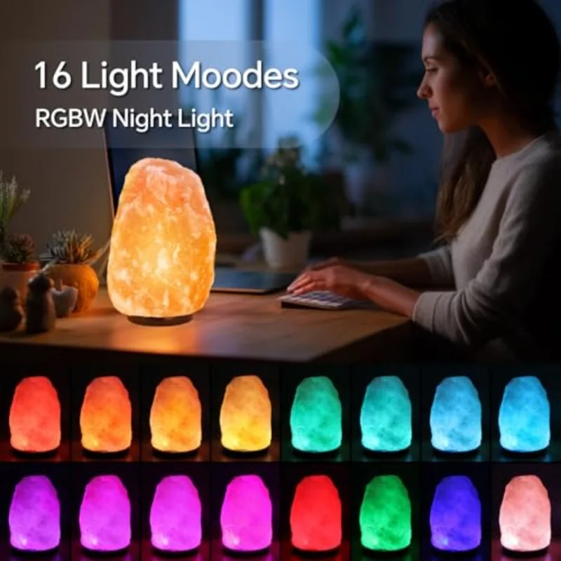 مصباح ملح الهيمالايا - 9-11 بو - مراجعة Himalayan Salt Lamp وسعره