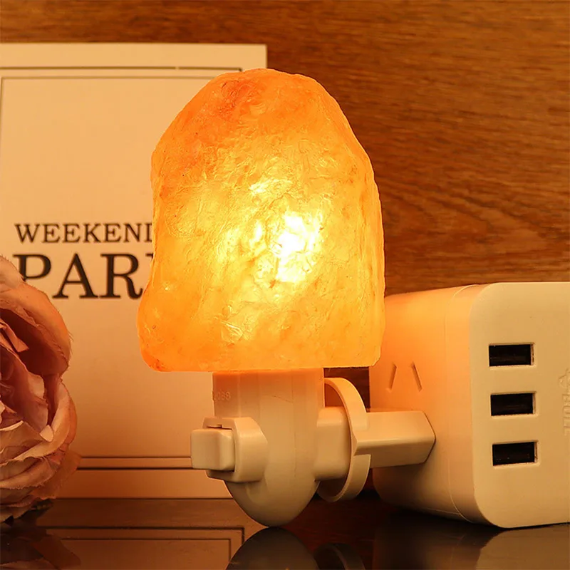 C5 LED ضوء الليل مصباح ملح اله - مراجعة Himalayan Salt Lamp وسعره